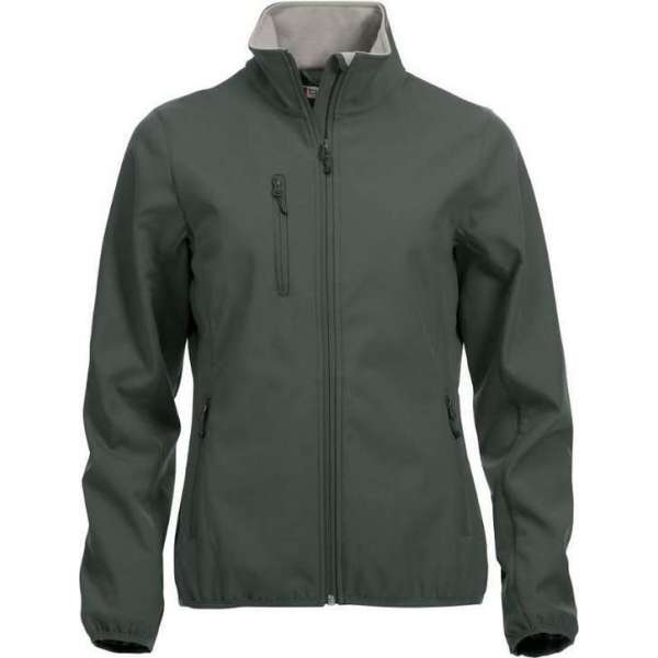 Clique Basic Softshell Jacket Ladies 020915 - Vrouwen - Pistol - XXL Clique Basic Softshell Jacket Ladies 020915 - Vrouwen - Pistol - XXL