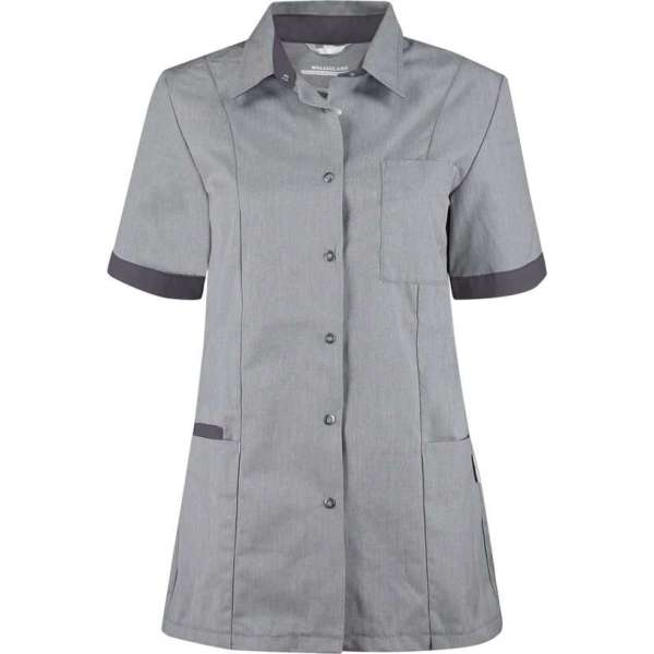 Haen / Ballyclare Dames Zorgjas Fijke Grey cross / Charcoal - Maat 3XL Haen / Ballyclare Dames Zorgjas Fijke Grey cross / Charcoal - Maat 3XL