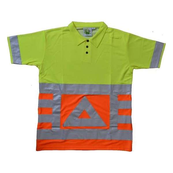 GWN verkeersregelaarspolo korte mouwen - Maat 3XL GWN verkeersregelaarspolo korte mouwen - Maat 3XL