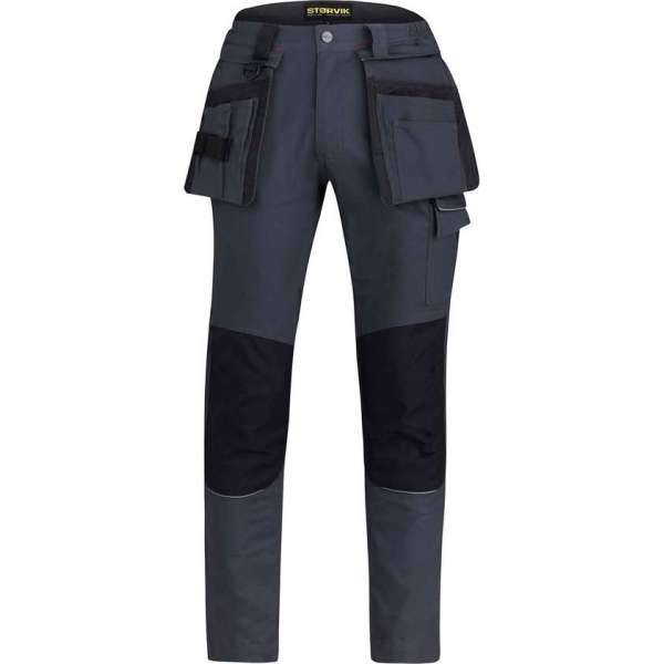 STØRVIK Stretch Werkbroek Heren Antraciet Grijs - Maat XS - TIM STØRVIK Stretch Werkbroek Heren Antraciet Grijs - Maat XS - TIM