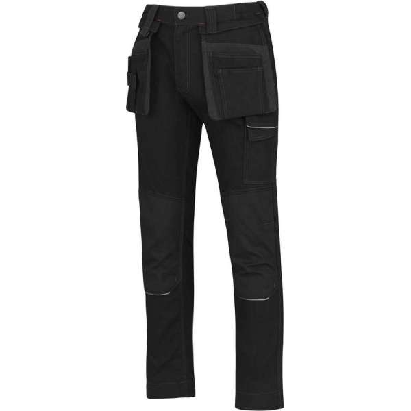 STØRVIK Stretch Werkbroek Heren Zwart - Maat XS - TIM STØRVIK Stretch Werkbroek Heren Zwart - Maat XS - TIM