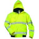 Veiligheidsjas neon geel wind- en waterdicht maat M