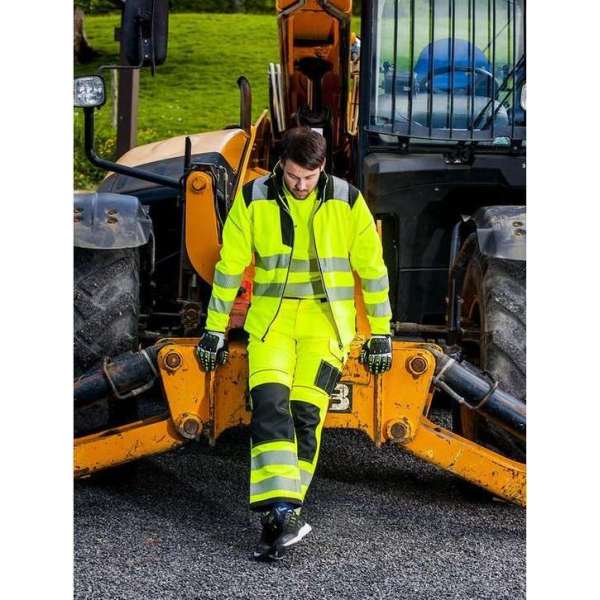 Portwest high visible werkbroek, type T501+gratis kniestukken Geel (Maat 34/M) Portwest high visible werkbroek, type T501+gratis kniestukken Geel (Maat 34/M)