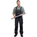 Werk tuinbroek grijs/blauw maat 54
