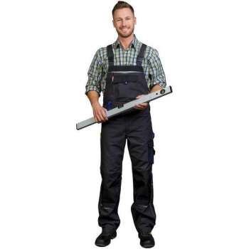 Werk tuinbroek grijs/blauw maat 54