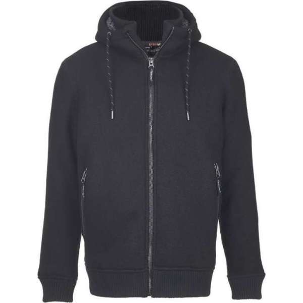 STØRVIK Gebreid Vest Borgvoering Heren Zwart - Maat 2XL - TORRE STØRVIK Gebreid Vest Borgvoering Heren Zwart - Maat 2XL - TORRE