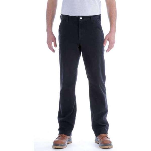 Carhartt Straight Fit Stretch Duck Dungaree Bruin Broek Heren Carhartt Straight Fit Stretch Duck Dungaree Bruin Broek Heren