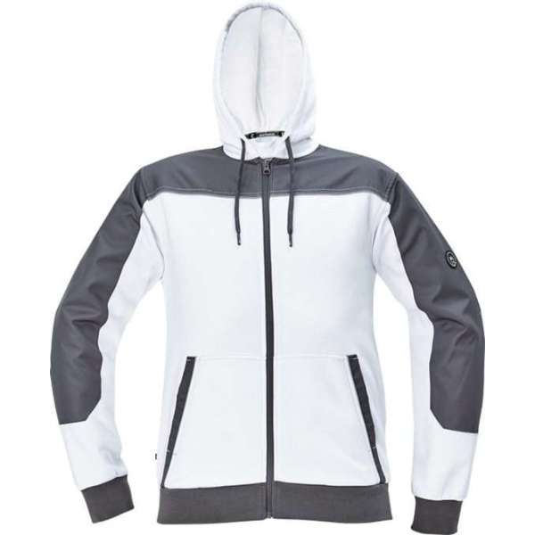 Hooded vest Cerva Cremorne wit maat 4XL - schilder/stucadoor Hooded vest Cerva Cremorne wit maat 4XL - schilder/stucadoor