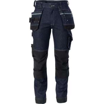 DASSY Melbourne Stretch Spijker Werkbroek Marineblauw/Zwart