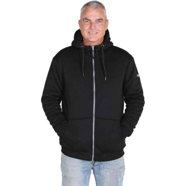 STØRVIK Hooded Sweatvest Teddy Gevoerd Heren Zwart - Maat 4XL - KARST STØRVIK Hooded Sweatvest Teddy Gevoerd Heren Zwart - Maat 4XL - KARST