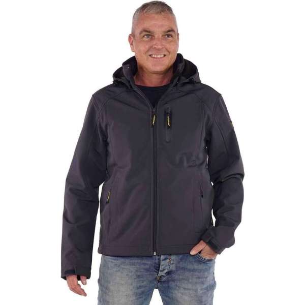STØRVIK Softshell Werkjas Winddicht Heren Grijs - Maat S - NAPIER STØRVIK Softshell Werkjas Winddicht Heren Grijs - Maat S - NAPIER