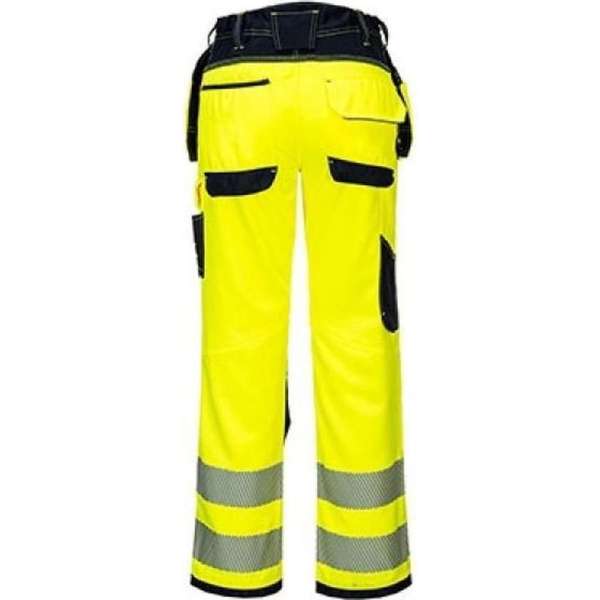 Portwest high visible werkbroek, type T501+gratis kniestukken Geel (Maat 36 M/L) Portwest high visible werkbroek, type T501+gratis kniestukken Geel (Maat 36 M/L)
