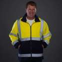RWS fleece jack, S t/m 3XL 3XL Geel/Marineblauw
