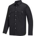 Snickers Rip Stop Shirt Lange Mouwen - 8508-0400 - zwart - maat XXXL