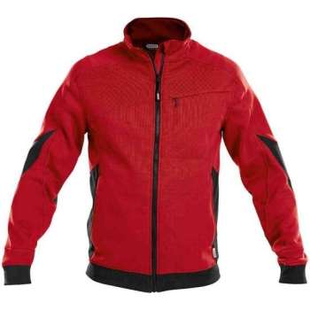 DASSY Velox D-Flex Werktrui met Rits Rood/Zwart