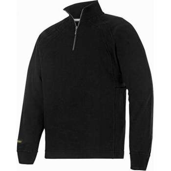 Snickers Zip Sweater - 2813 - zwart - maat L