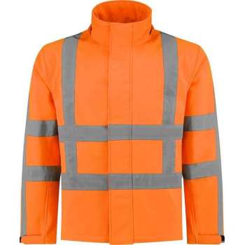 EM Traffic Softshell Jas RWS Oranje - Maat L