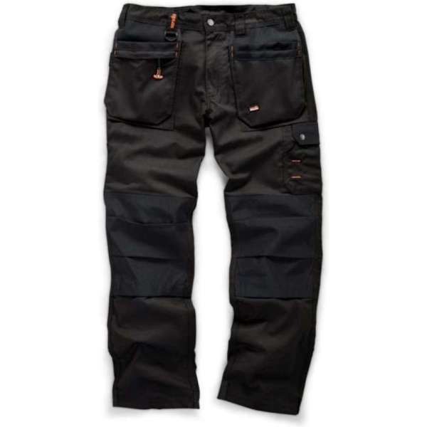 Scruffs Worker Plus Broek Zwart - Maat 30R - UK - 46M - EU Scruffs Worker Plus Broek Zwart - Maat 30R - UK - 46M - EU