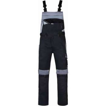 Tuinbroek voor werk en hobby zwart/grijs maat 48