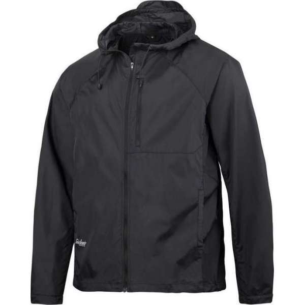 Snickers 1900 LiteWork Windbreaker Jas Zwart maat XL Snickers 1900 LiteWork Windbreaker Jas Zwart maat XL