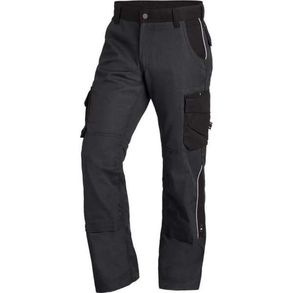 FHB Bruno Werkbroek Twill Antraciet-Zwart maat 46 FHB Bruno Werkbroek Twill Antraciet-Zwart maat 46