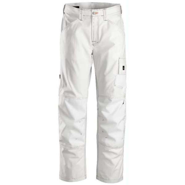Snickers Workwear Schilders broek 3375 wit 146 Snickers Workwear Schilders broek 3375 wit 146