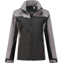 WorkWoman Softshell Jack Summer - 25061 zwart / grijs - Maat M