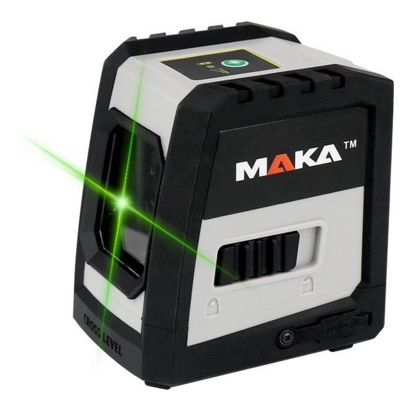MAKA Kruislijnlaser op accu - Groene laser - Magnetisch op te hangen - Laserwaterpas - Lijnlaser - Bouwlaser MAKA Kruislijnlaser op accu - Groene laser - Magnetisch op te hangen - Laserwaterpas - Lijnlaser - Bouwlaser