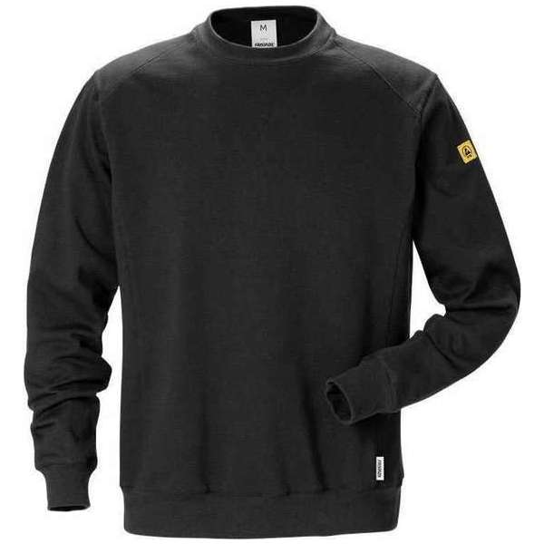 Fristads sweatshirt 125037 zwart Fristads sweatshirt 125037 zwart
