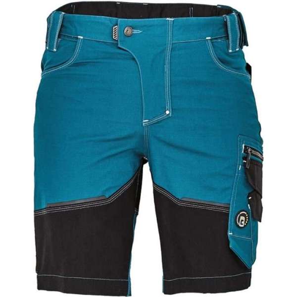Cerva Neurum Classic korte werkbroek/short petrol blauw maat 46 Cerva Neurum Classic korte werkbroek/short petrol blauw maat 46