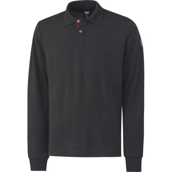 Helly Hansen Fakse LS Polo L (990 Black) Helly Hansen Fakse LS Polo L (990 Black)