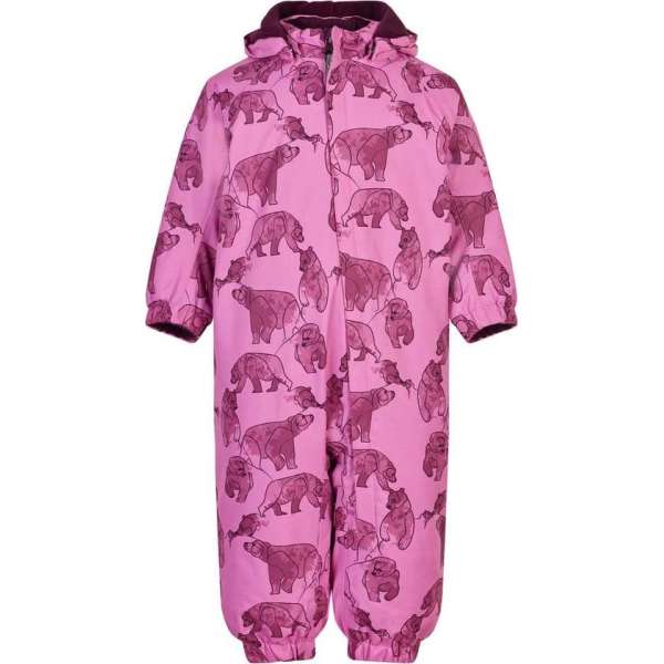 Color Kids - Coverall sneeuwpak voor baby's - AOP - Roze - maat 74cm Color Kids - Coverall sneeuwpak voor baby's - AOP - Roze - maat 74cm