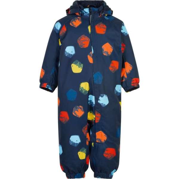Color Kids - Coverall sneeuwpak voor baby's - AOP - Blauw - maat 98cm Color Kids - Coverall sneeuwpak voor baby's - AOP - Blauw - maat 98cm