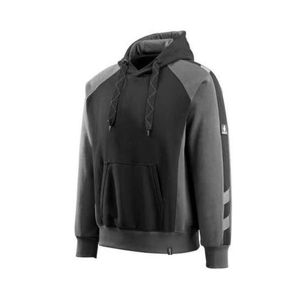 Mascot Hooded Sweatshirt Regensburg Zwart/donkerantraciet L Mascot Hooded Sweatshirt Regensburg Zwart/donkerantraciet L