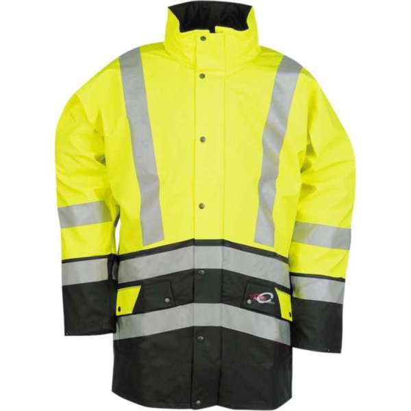 Werkkleding Sioen 1851A2 Fe0065 Lim - Jas Bron Geel / Marine - Maat: XL, Kleur: Geel Werkkleding Sioen 1851A2 Fe0065 Lim - Jas Bron Geel / Marine - Maat: XL, Kleur: Geel