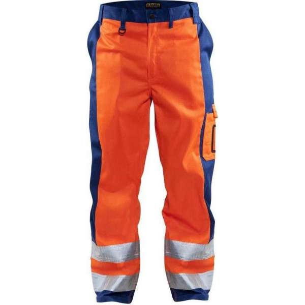 Blåkläder 1583-1860 Werkbroek High Vis Oranje/Korenblauw maat 62 Blåkläder 1583-1860 Werkbroek High Vis Oranje/Korenblauw maat 62