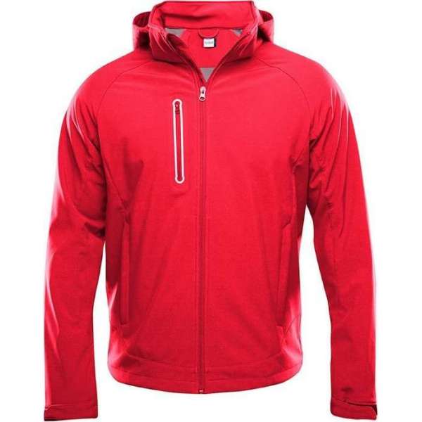 Clique Milford Softshell Rood maat S Clique Milford Softshell Rood maat S