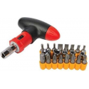 22-delige T-grip schroevendraaier bit set