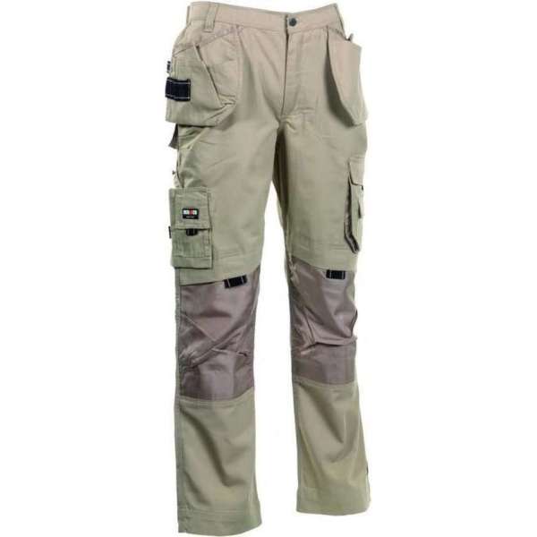 Herock Dagan Werkbroek - Met kniestukken - Khaki - NL:48 BE:42 Herock Dagan Werkbroek - Met kniestukken - Khaki - NL:48 BE:42
