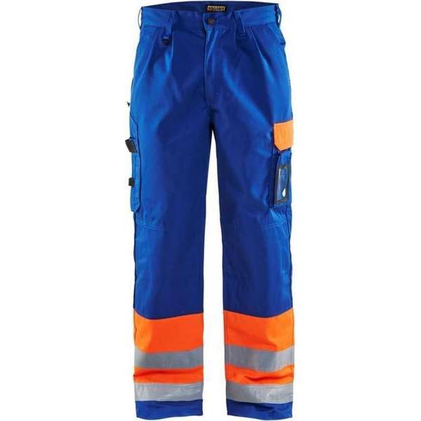 Blåkläder 1584-1860 Werkbroek High Vis Oranje/Korenblauw maat 54 Blåkläder 1584-1860 Werkbroek High Vis Oranje/Korenblauw maat 54