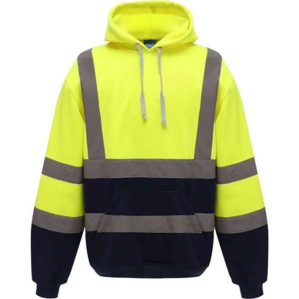 RWS hoodie, met capuchon, S t/m 3XL M Geel/Marineblauw RWS hoodie, met capuchon, S t/m 3XL M Geel/Marineblauw