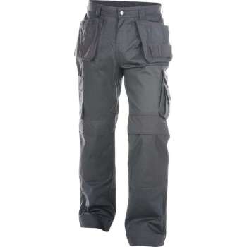 Dassy Oxford Holsterzakkenbroek met kniezakken 200444 (300 g/m2) - binnenbeenlengte Standaard (81-86 cm) - Cementgrijs - 66