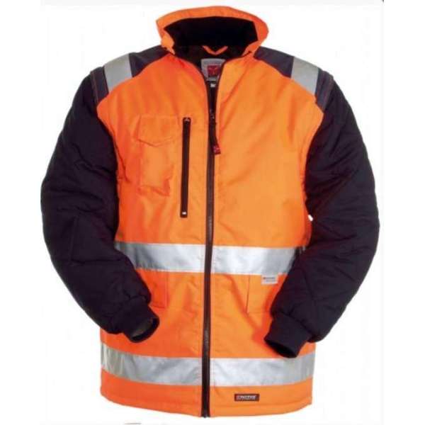 Payper Hiway Jas Fluorescerend Oranje/Marineblauw Payper Hiway Jas Fluorescerend Oranje/Marineblauw