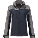 WorkWoman Softshell Jack Summer - 25021 navy / grijs - Maat S
