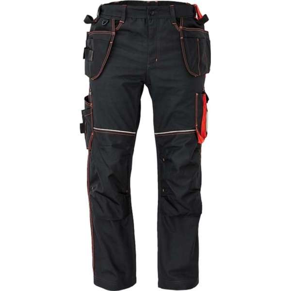 Knoxfield Werkbroek Worker 320 antraciet/rood, maat 54 Knoxfield Werkbroek Worker 320 antraciet/rood, maat 54