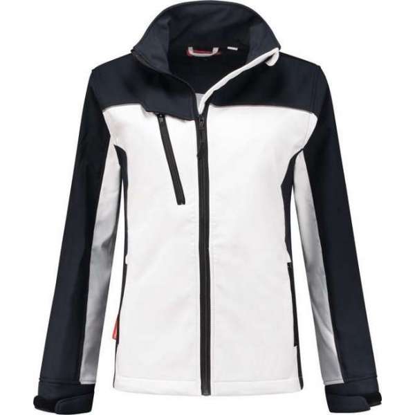 WorkWoman Softshell Jack Summer - 25011 wit / navy - Maat S WorkWoman Softshell Jack Summer - 25011 wit / navy - Maat S