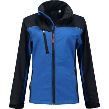 WorkWoman Softshell Jack Summer - 25041 royal blue / navy - Maat L