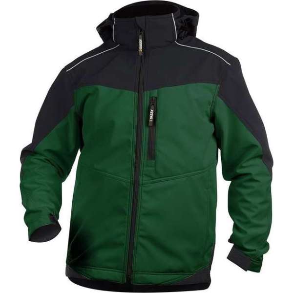 DASSY Jakarta Softshell Werkjas Groen/Zwart DASSY Jakarta Softshell Werkjas Groen/Zwart