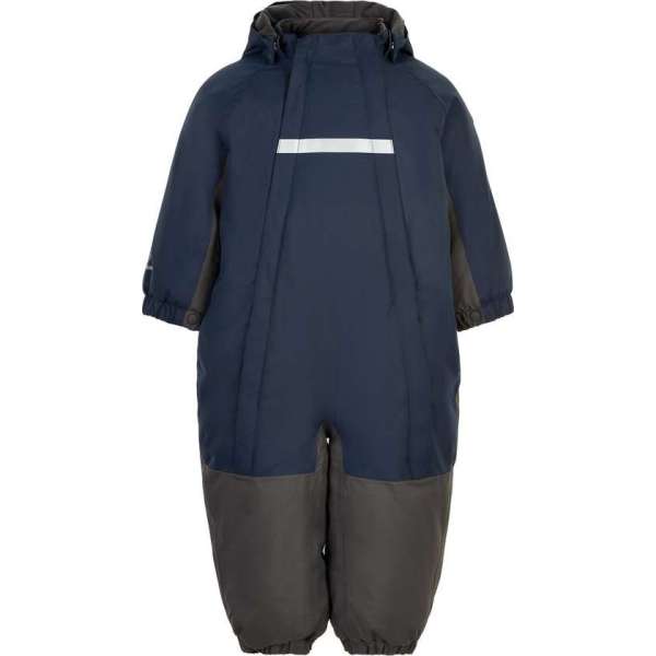 Color Kids - Coverall sneeuwpak voor baby's & peuters - Melange - Donkerblauw - maat 80cm Color Kids - Coverall sneeuwpak voor baby's & peuters - Melange - Donkerblauw - maat 80cm