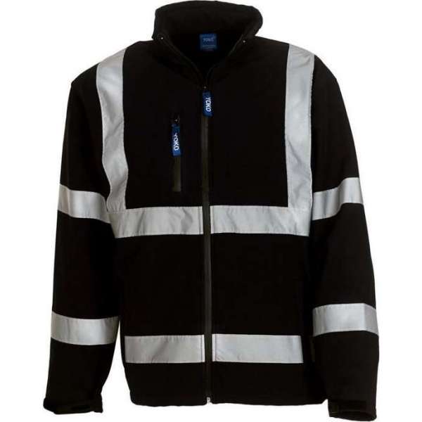 RWS softshell jas, S t/m 3XL XL Zwart
